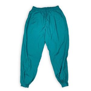 Vintage Y2K Nike Green Jogger Windbreaker Pants Joggers Y2K Track Pants